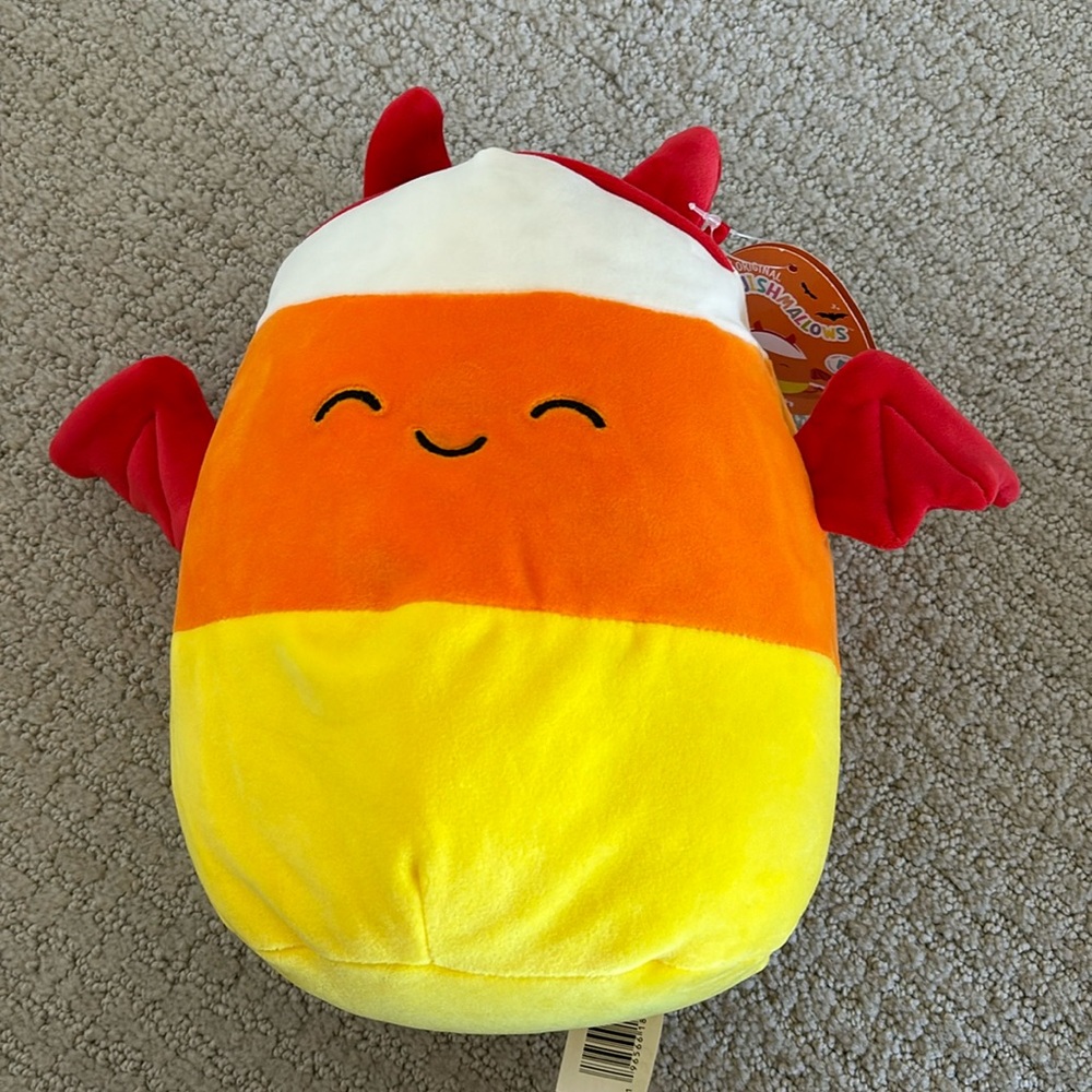 Squishmallow candy corn devil - Carah